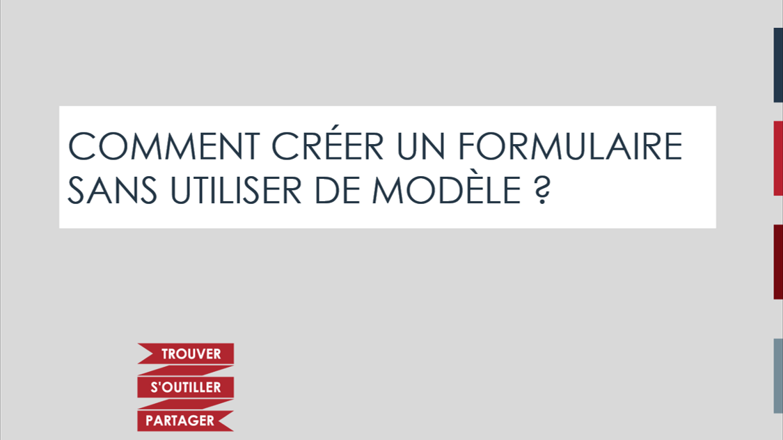 Comment créer un formulaire sans utiliser de modèle