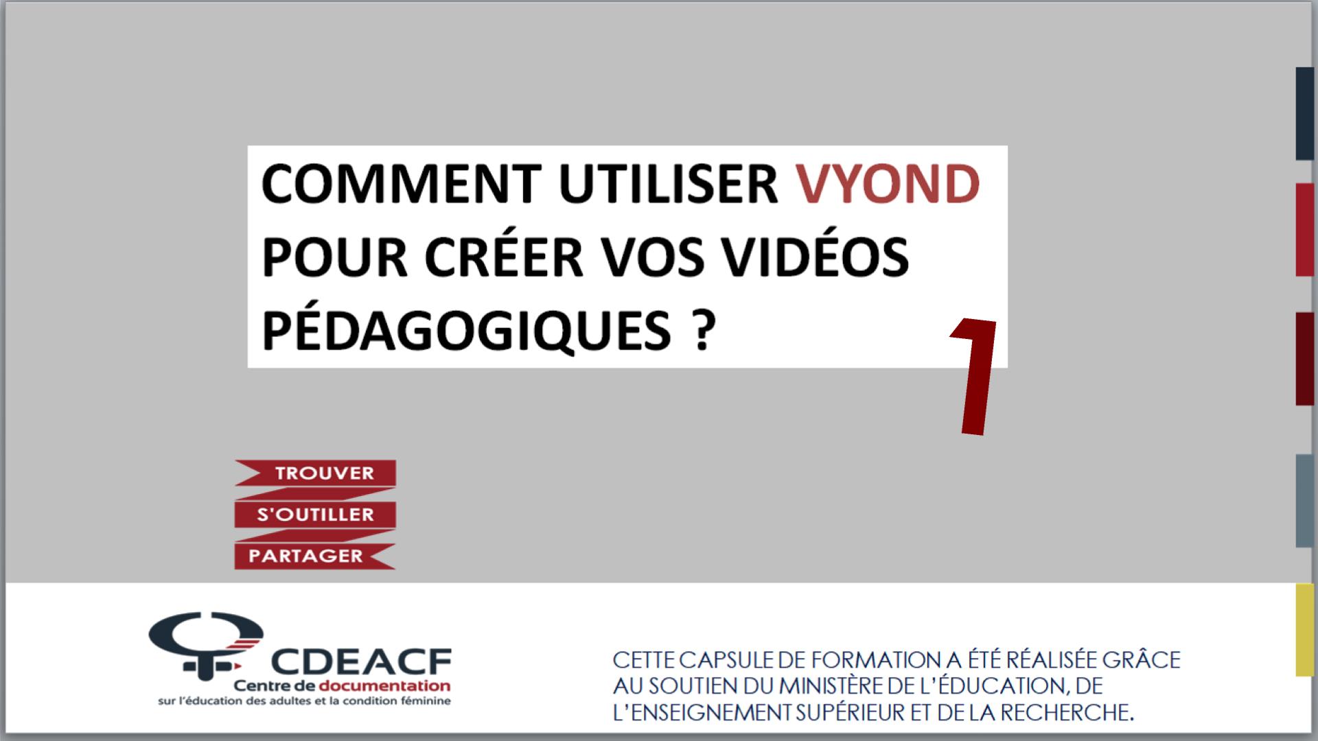 Comment créer des capsules d'animation pédagogiques avec Vyond ? 1