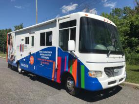 L'unité mobile de formation.