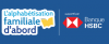Logo du programme L’alphabétisation familiale d’abord HSBC.
