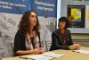Catherine Jetté et Line Camerlain en conférence de presse.