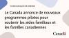 Communiqué de presse. Le Canada annonce de nouveaux programmes pilotes pour soutenir les aides familiaux et les familles canadiennes.