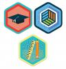 Illustration de badges ouverts.