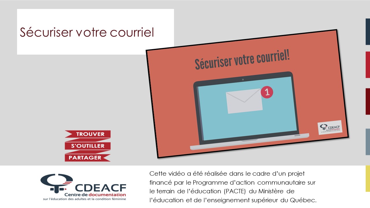 miniature vidéo Sécuriser votre courriel